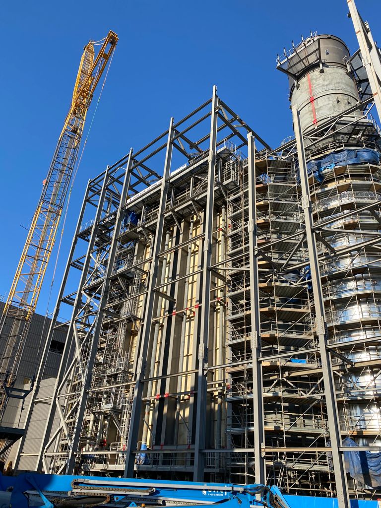 Montaje mecánico integral en la Central de Ciclo Combinado de Landivisiau