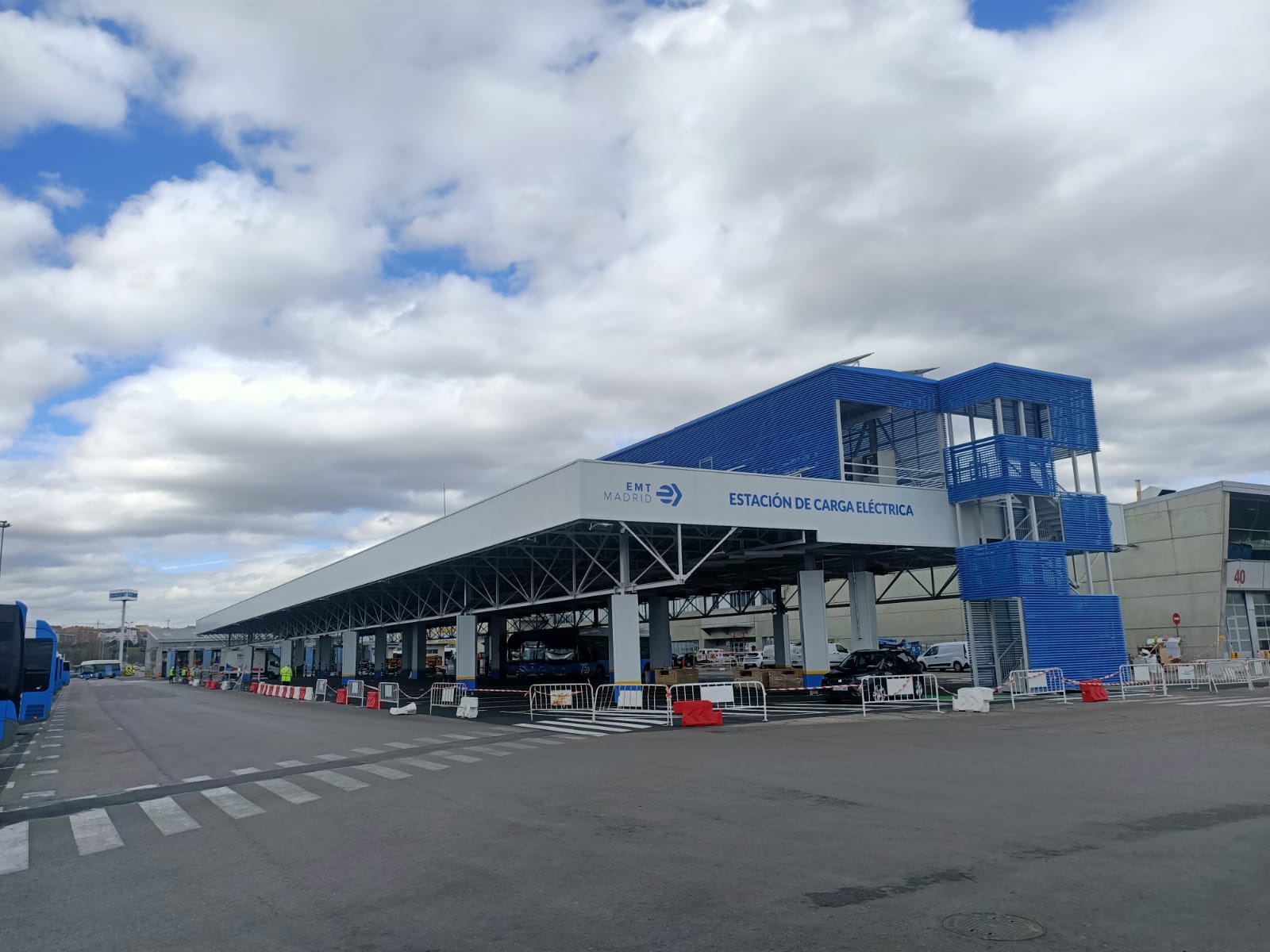 Mantenimiento de puntos de recarga de autobuses de la EMT